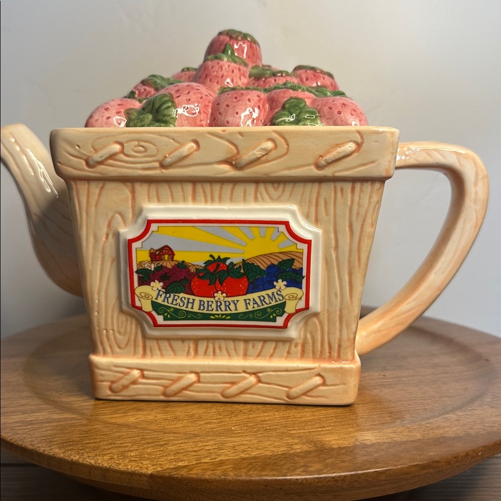 Strawberry Watering Can tea pot